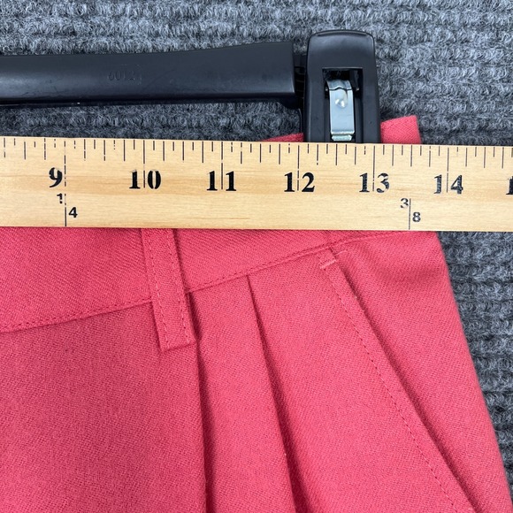 Vintage 80s United Colors of Benetton Wool Pleated High Waisted Shorts 8 Italy - Picture 8 of 13